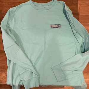S Teal Vineyard Vines Long Sleeve - Like New